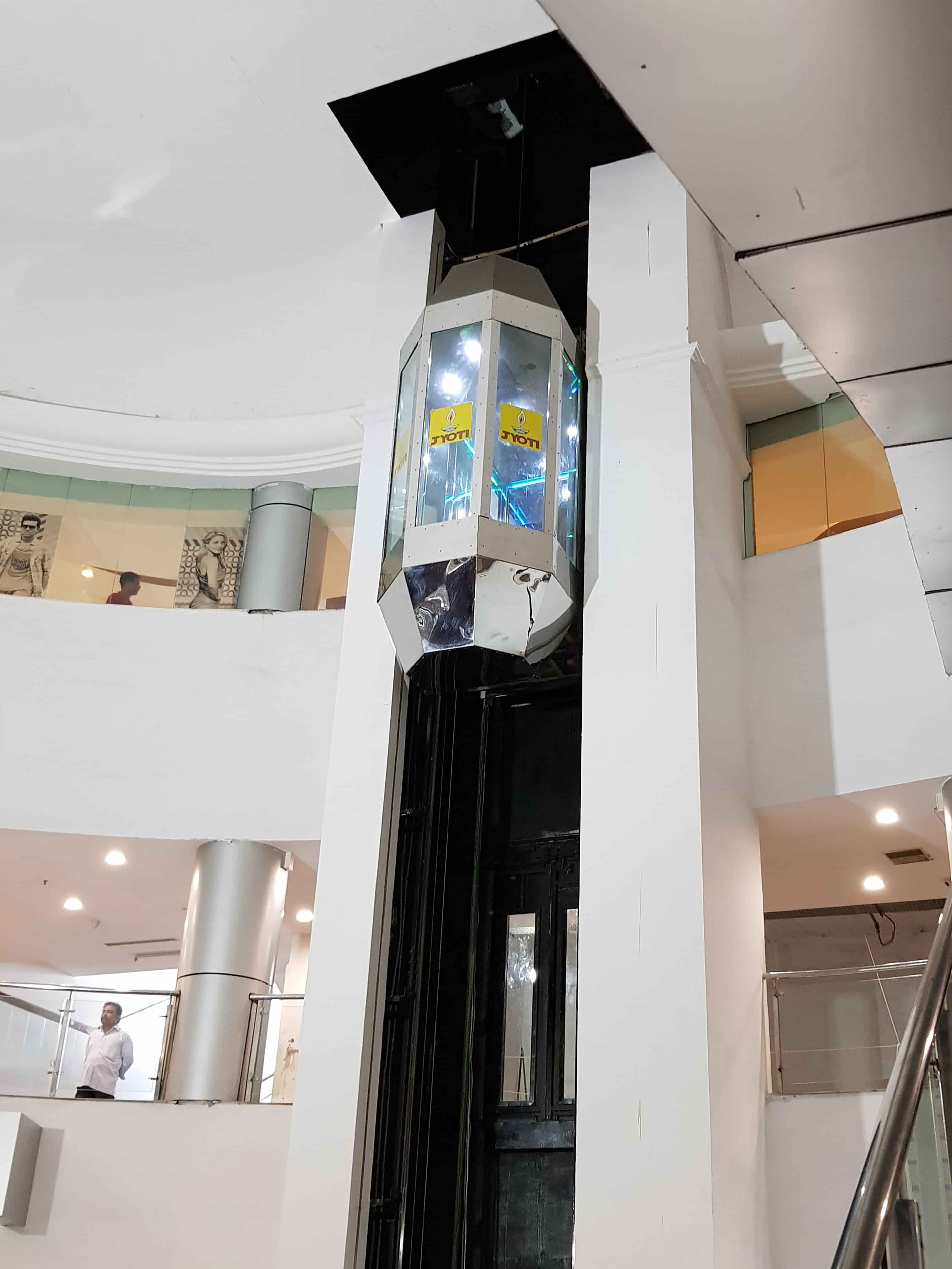 Scenic or Capsule Elevator
